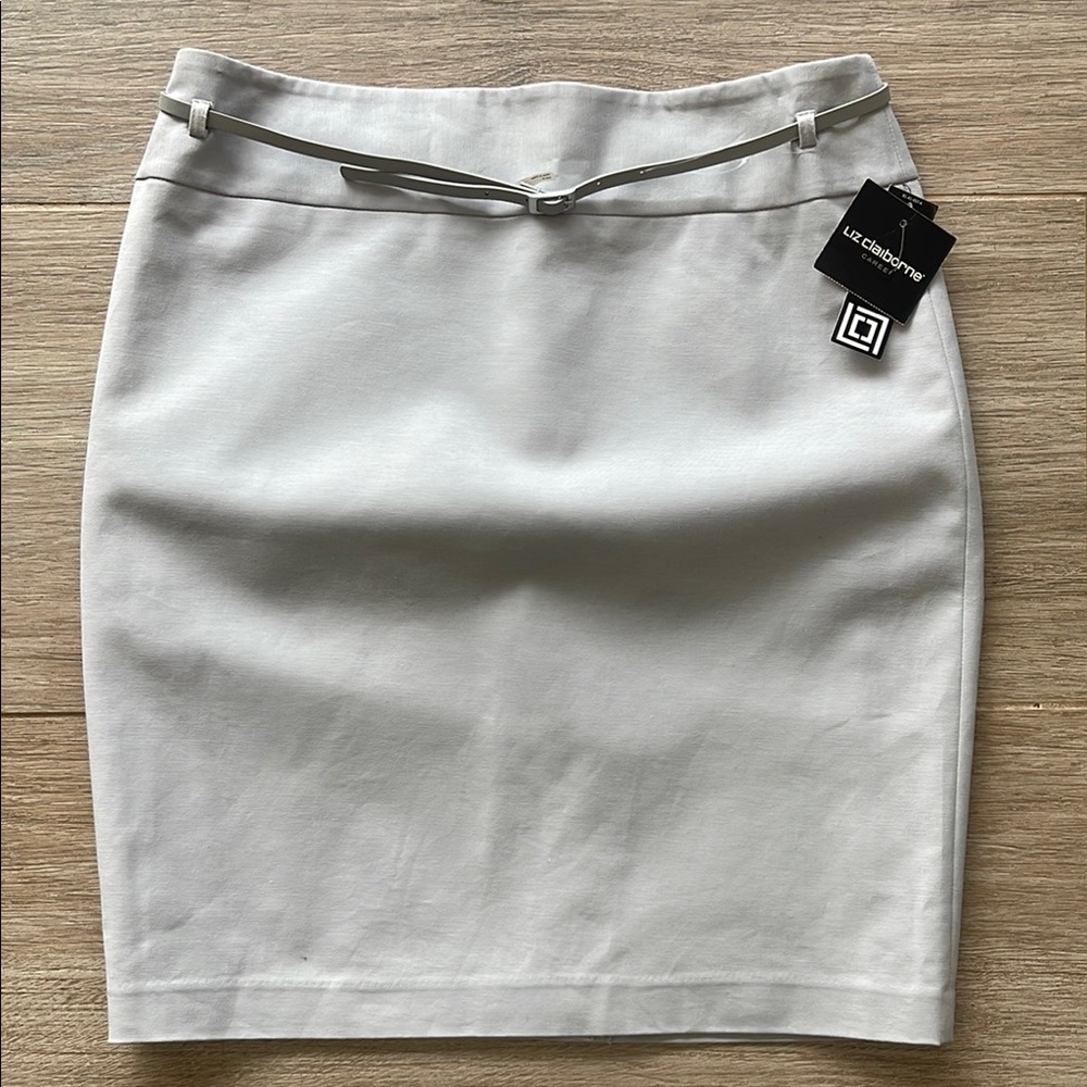 Liz Claiborne Gray Pencil Skirt